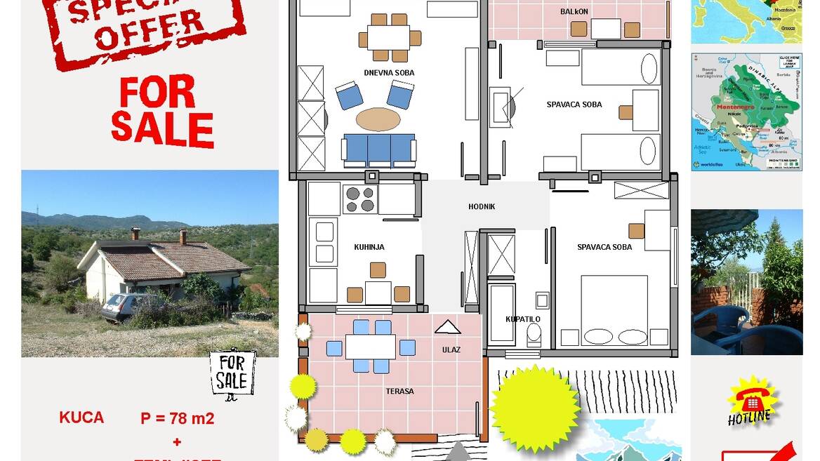 Selo Kosor bb/ Ubli, Podgorica