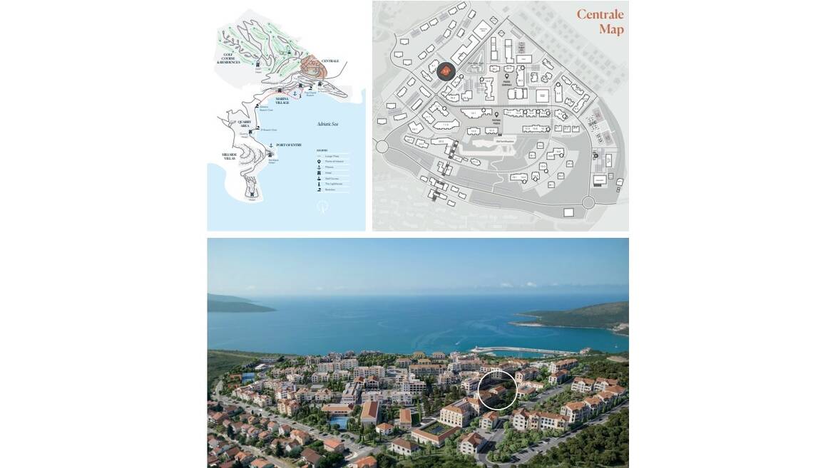 Lustica Bay Centrale, Tivat