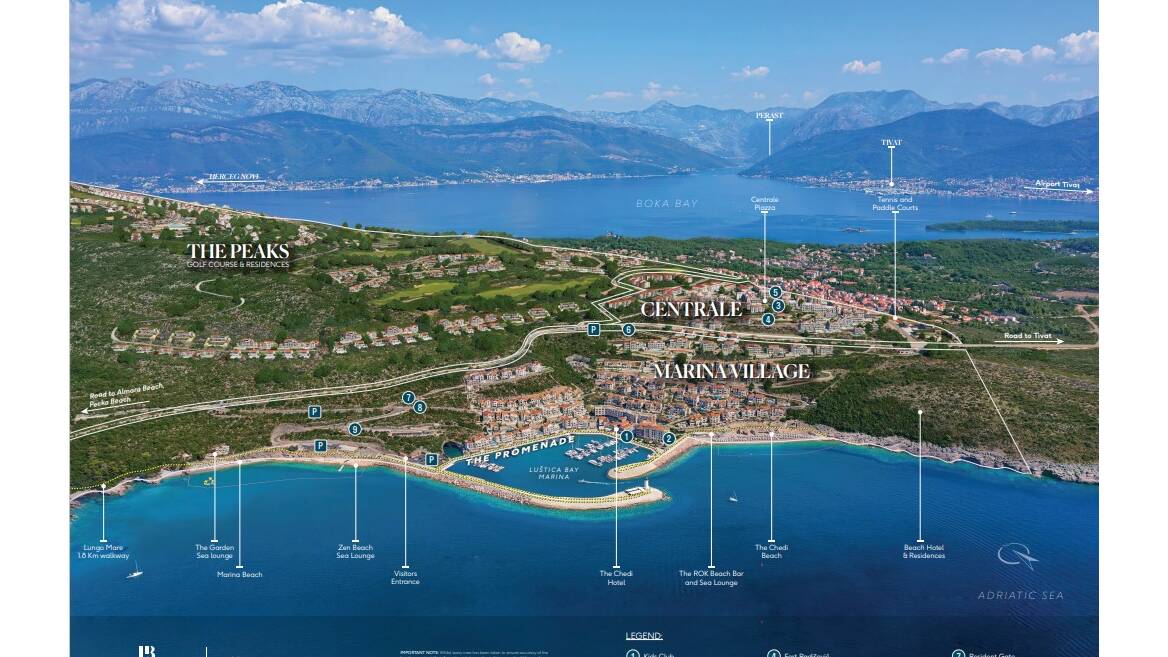 Lustica Bay Marina Village, Tivat