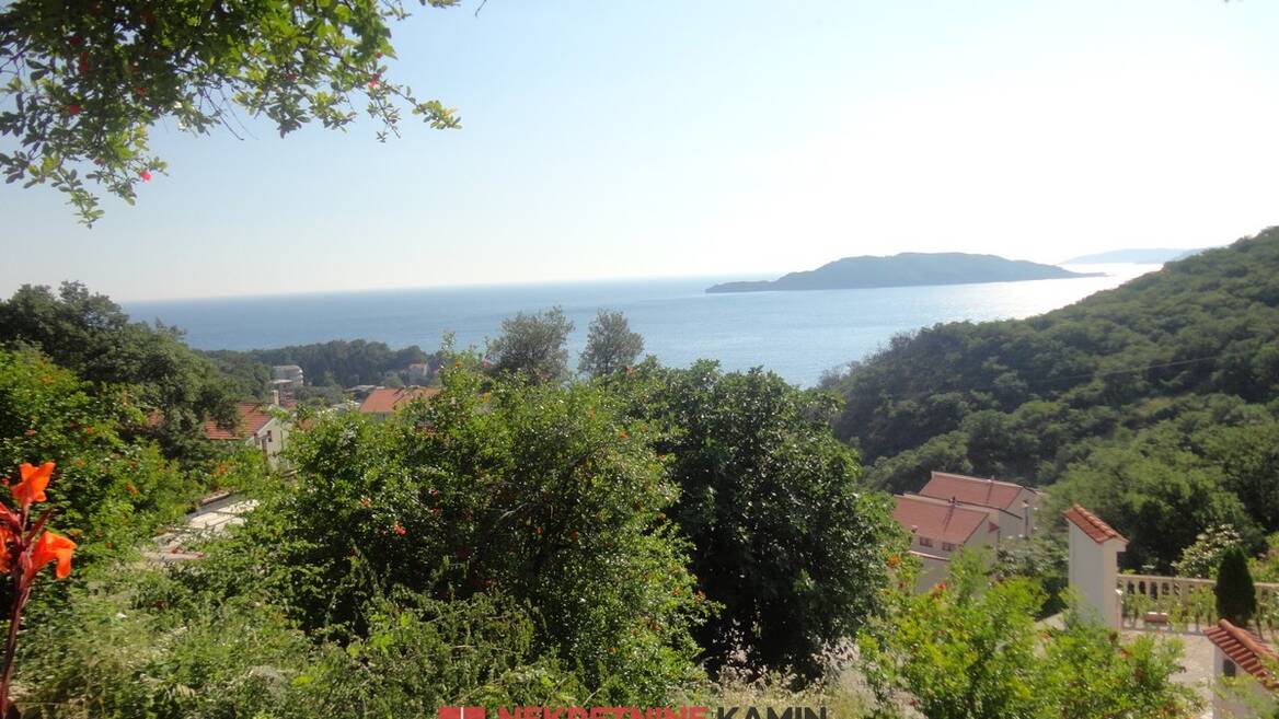 Prizemna kuća sa predivnim pogledom na more, Podličak, Budva